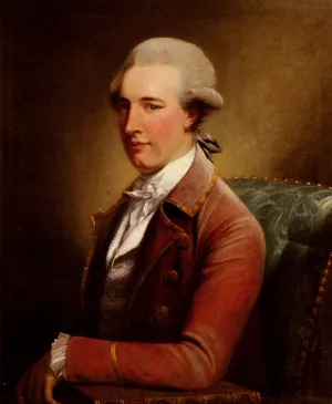 Portrait Of Thomas Mills by David Martin Oil Painting
