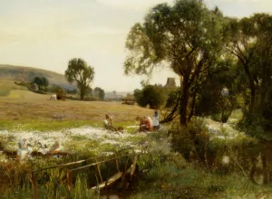 The Stream by David Murray Oil Painting