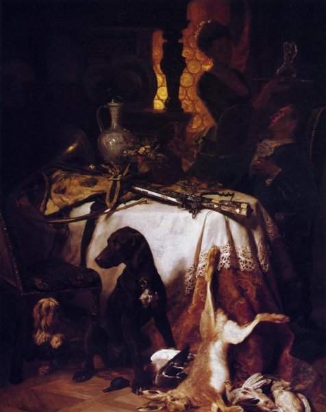 Main Product Photo of After the Hunt Painting by David Neal