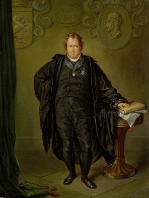 Johan Melchior Kemper by David-Pierre Giottino Humbert De Superville Oil Painting