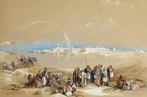Suez by David Roberts Oil Painting