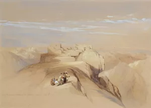 The Christian and Mohammedan Chapels on the Summit of Sinai Oil painting by David Roberts