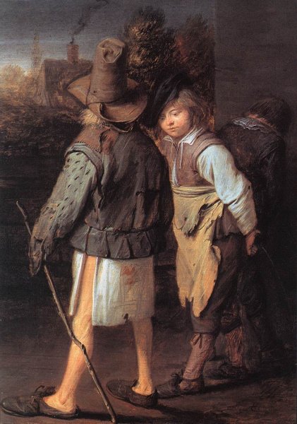 Main Product Photo of In the Village Painting by David Ryckaert The Younger