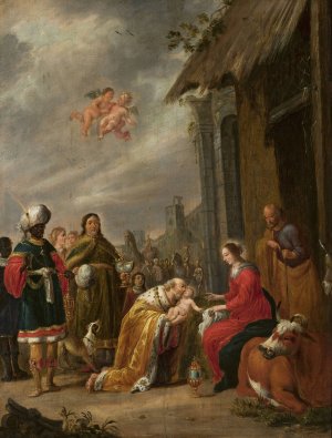 Adoration of the Magi by David Teniers The Elder Oil Painting