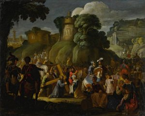 Christ on the Road to Calvary by David Teniers The Elder Oil Painting