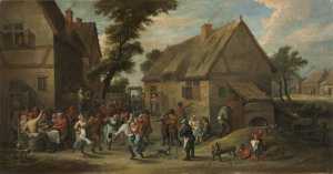 Village Festival by David Teniers The Elder Oil Painting