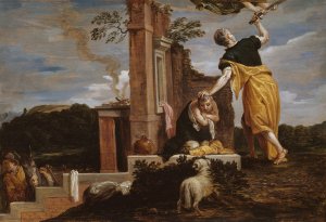 Abraham's Sacrifice of Isaac by David Teniers The Younger Oil Painting