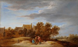 By the Wayside by David Teniers The Younger Oil Painting