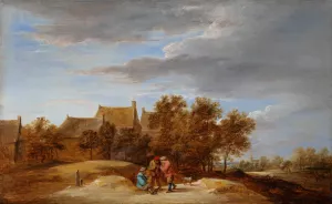 By the Wayside by David Teniers The Younger Oil Painting