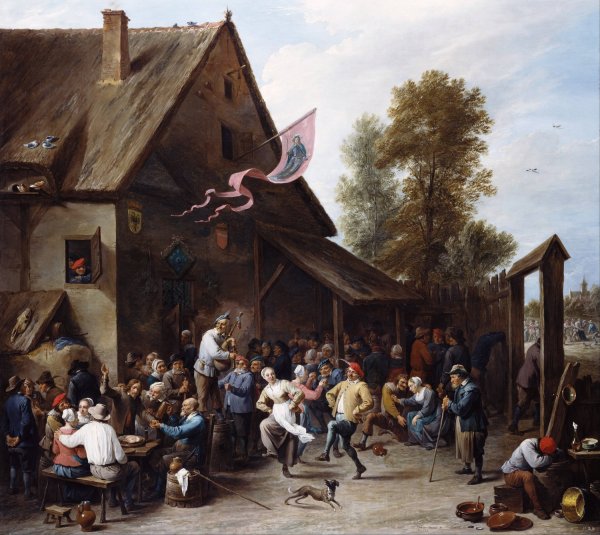 Main Product Photo of Kermis on St George's Day Painting by David Teniers The Younger