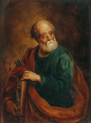 Saint Peter by David Teniers The Younger Oil Painting