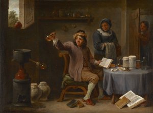 The Consultation by David Teniers The Younger Oil Painting