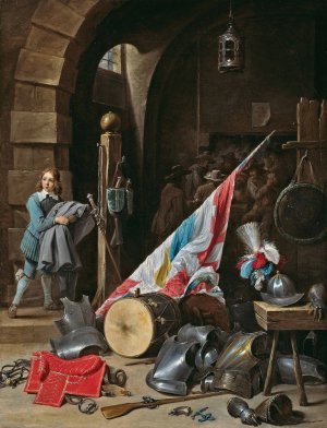 The Guardhouse by David Teniers The Younger Oil Painting