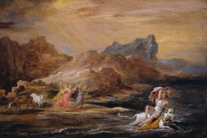 The Rape of Europa by David Teniers The Younger Oil Painting
