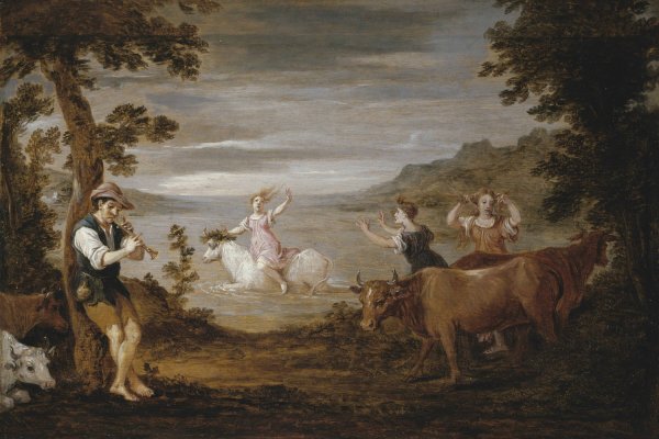 Main Product Photo of The Rape of Europa  Painting by David Teniers The Younger