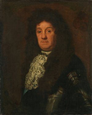 Portrait of Cornelis Tromp by David Van Der Plas Oil Painting
