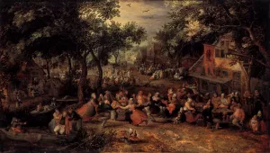 Kermis Oil painting by David Vinckboons