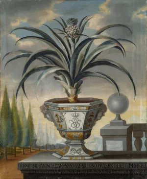 Ananasvaxt by David Von Coln Oil Painting