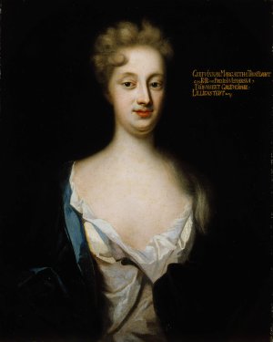 Countess Margareta Lilljenstedt by David Von Krafft Oil Painting