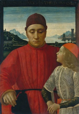 Francesco Sassetti by Davide Ghirlandaio Oil Painting