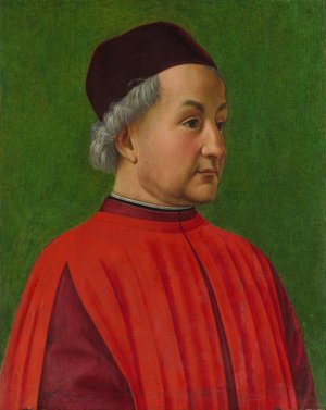 Portrait of a Man by Davide Ghirlandaio Oil Painting