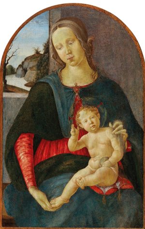 The Madonna and Child by Davide Ghirlandaio Oil Painting