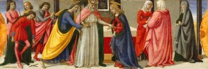 The Marriage of the Virgin by Davide Ghirlandaio Oil Painting