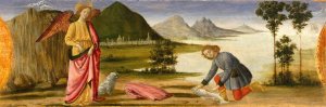 Tobias and the Angel by Davide Ghirlandaio Oil Painting