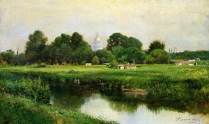 Mouth of James Creek by De Lancey Gill Oil Painting
