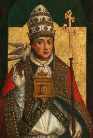 Saint Gregory the Great by Defendente Ferrari Oil Painting