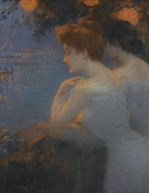 Fete venitienne by Delphin Enjolras Oil Painting