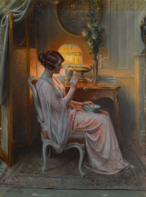 Les bulles de savon by Delphin Enjolras Oil Painting