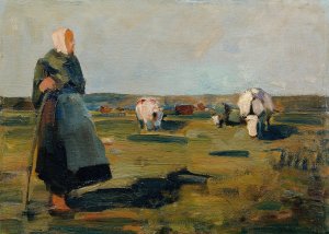 Auf der Weide by Demeter Koko Oil Painting