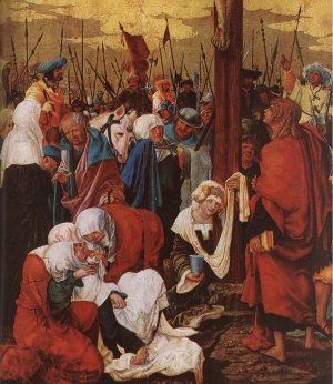 Christ on The Cross Detail by Denys Van Alsloot Oil Painting