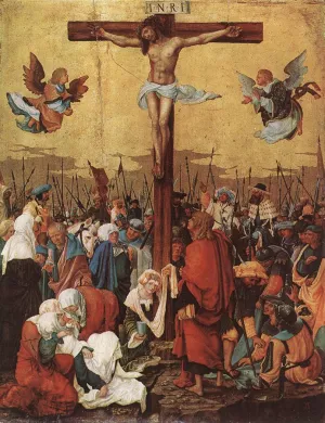 Christ On The Cross by Denys Van Alsloot - Oil Painting Reproduction