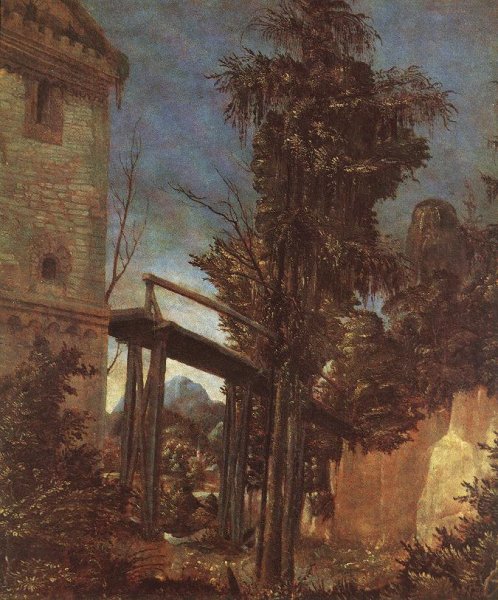 Main Product Photo of Landscape With A Path Painting by Denys Van Alsloot