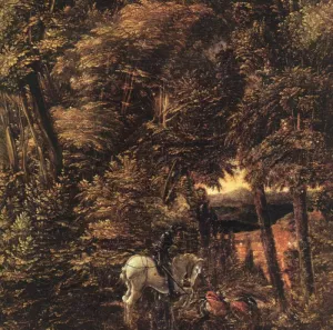 Saint George in the Forest painting by Denys Van Alsloot
