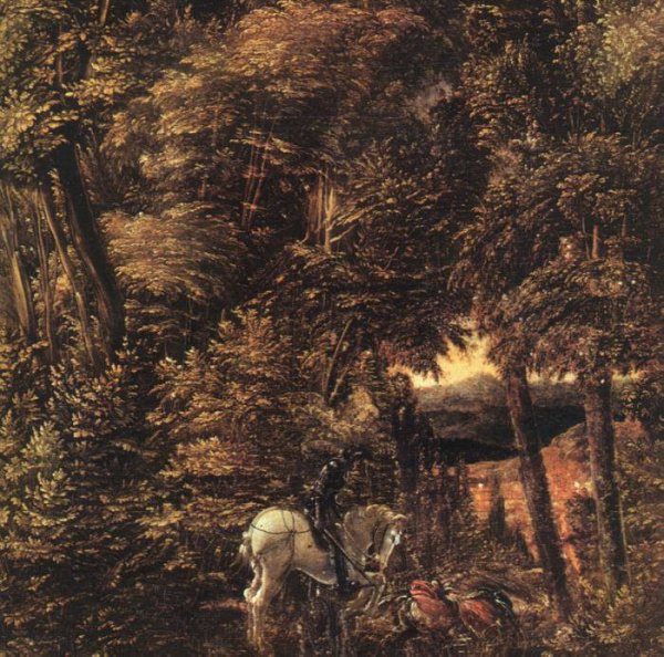 Main Product Photo of Saint George in the Forest Painting by Denys Van Alsloot