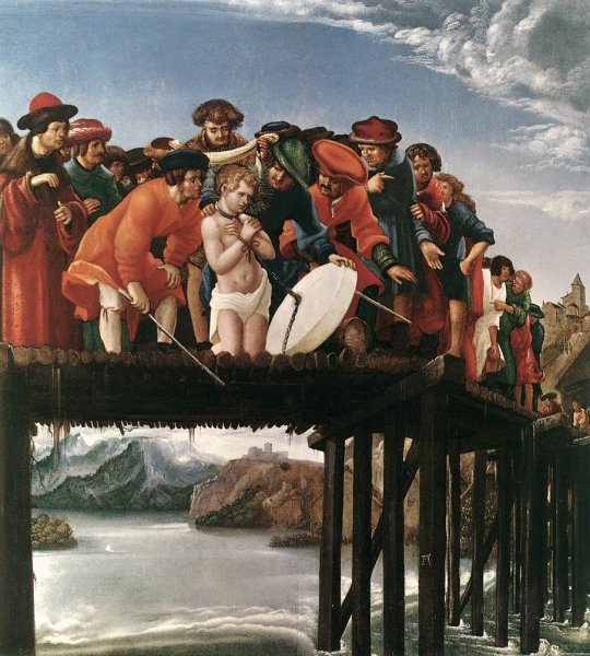Main Product Photo of The Martyrdom of St Florian Painting by Denys Van Alsloot