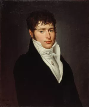 Portrait presume de Jean Elleviou by Desire Adelaïde Charles Maignen De Sainte-Marie Oil Painting