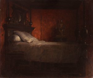 La chambre de Victor Hugo avenue d'Eylau by Desire Francois Laugee Oil Painting