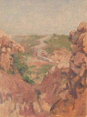 From Italian Front V. by Dezider Czolder Oil Painting