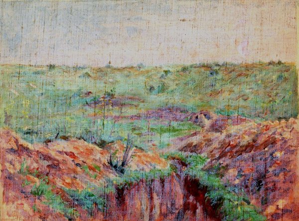 Main Product Photo of From Italian Front VI.  Painting by Dezider Czolder