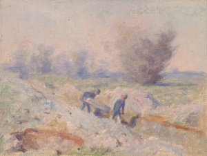 From Italian Front VII. by Dezider Czolder Oil Painting
