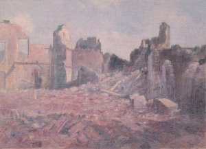 From Italian Front VIII. by Dezider Czolder Oil Painting