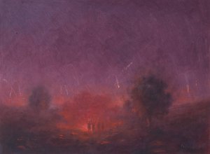 From Italian Front X. by Dezider Czolder Oil Painting