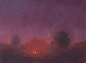 From Italian Front X. Oil painting by Dezider Czolder
