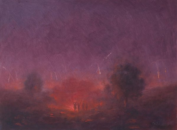 Main Product Photo of From Italian Front X.  Painting by Dezider Czolder