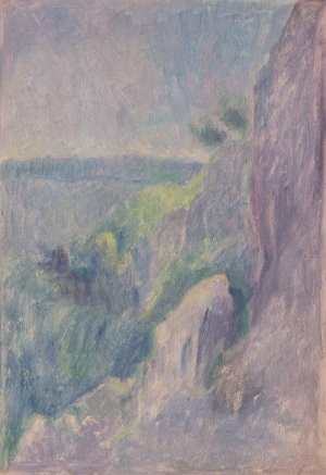 Landscape II. by Dezider Czolder Oil Painting