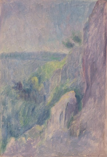 Landscape II.  by Dezider Czolder - Hand-Painted Oil Painting Reproduction